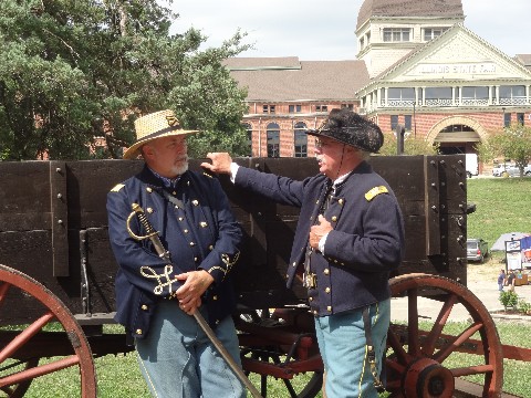 The Colonel and the Captain discuss the issues of the day.